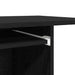 Birou de calculator, stejar negru, 80x50x75 cm, lemn prelucrat - WALTI WALTI