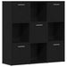 Bibliotecă, stejar negru, 90x28x90 cm, lemn prelucrat - WALTI WALTI