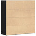 Bibliotecă, stejar negru, 90x28x90 cm, lemn prelucrat - WALTI WALTI