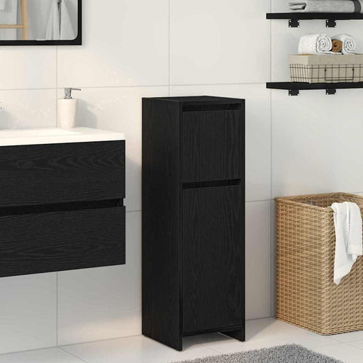 Dulap de Baie cu ușă Stejar Negru 30 x 30 x 95 cm Lemn compozit - WALTI WALTI