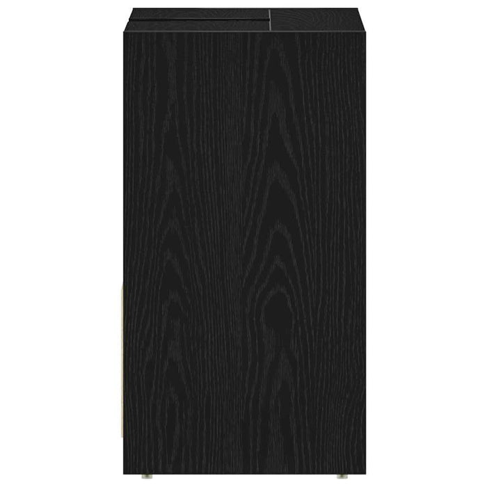 Dulap de baie stejar negru 60x33x60 cm lemn prelucrat - WALTI WALTI