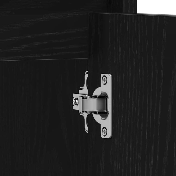 Dulap de baie stejar negru 60x33x60 cm lemn prelucrat - WALTI WALTI