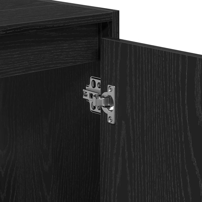 Dulap de Baie cu ușă Stejar Negru 60 x 33 x 61 cm Lemn compozit - WALTI WALTI