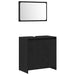 Dulap de Baie cu ușă Stejar Negru 60 x 33 x 61 cm Lemn compozit - WALTI WALTI