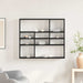 Raft de perete, stejar negru, 90x16x78 cm, lemn prelucrat - WALTI WALTI
