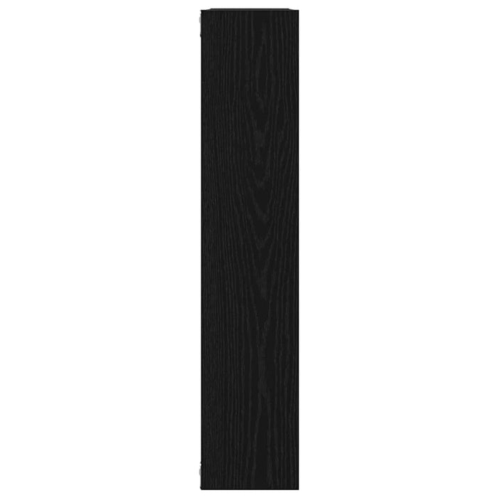 Raft de perete, stejar negru, 90x16x78 cm, lemn prelucrat - WALTI WALTI
