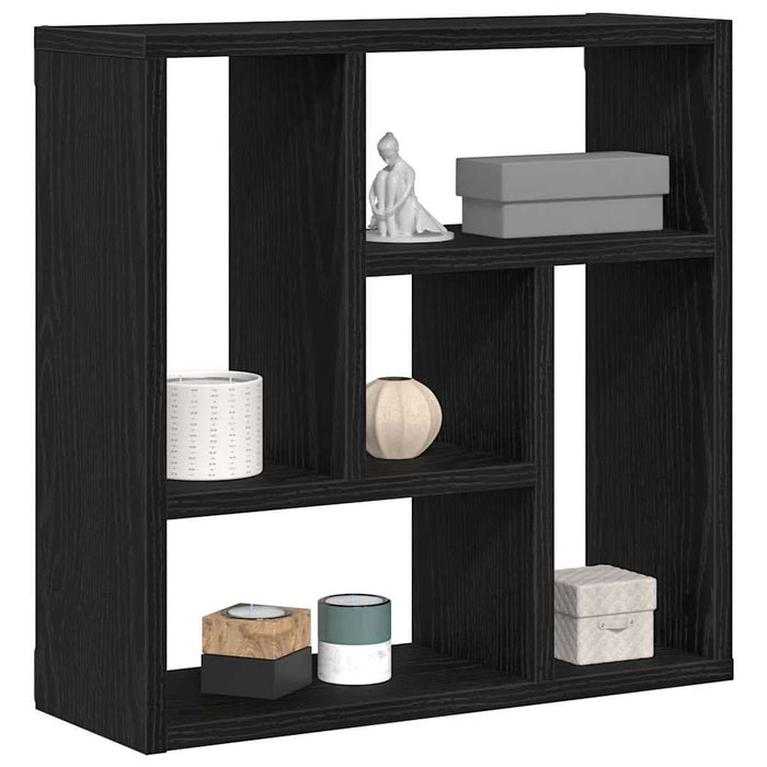 Raft de perete Stejar negru 45x16x45 cm Lemn prelucrat - WALTI WALTI