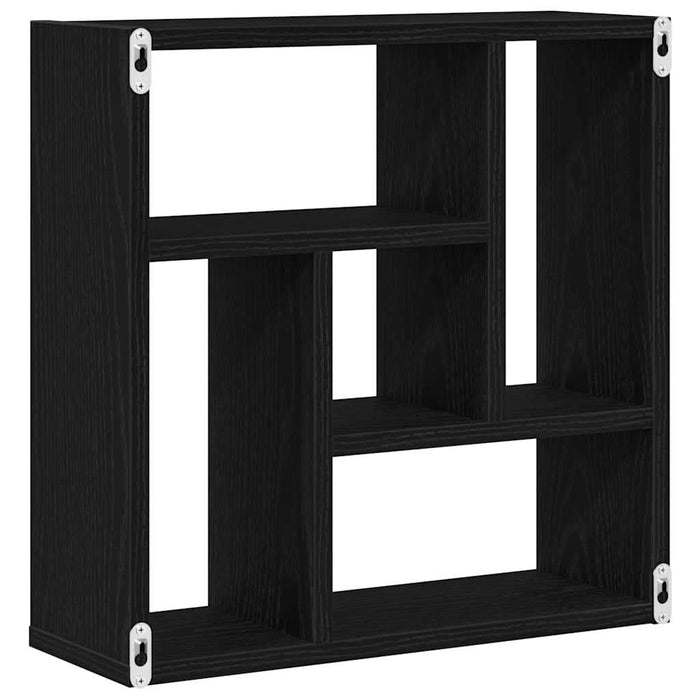 Raft de perete Stejar negru 45x16x45 cm Lemn prelucrat - WALTI WALTI