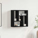 Raft de perete Stejar negru 45x16x45 cm Lemn prelucrat - WALTI WALTI