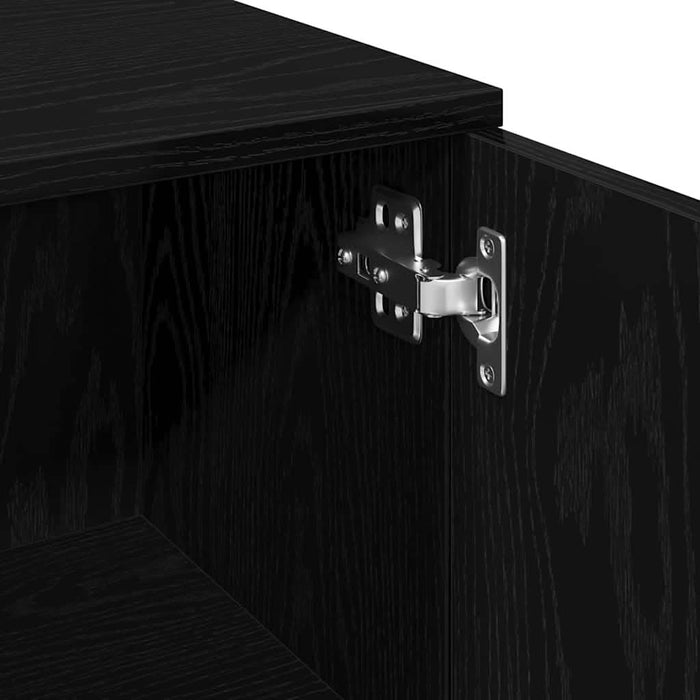 Dulap de Baie Stejar Negru 30 x 30 x 179 cm Lemn compozit - WALTI WALTI