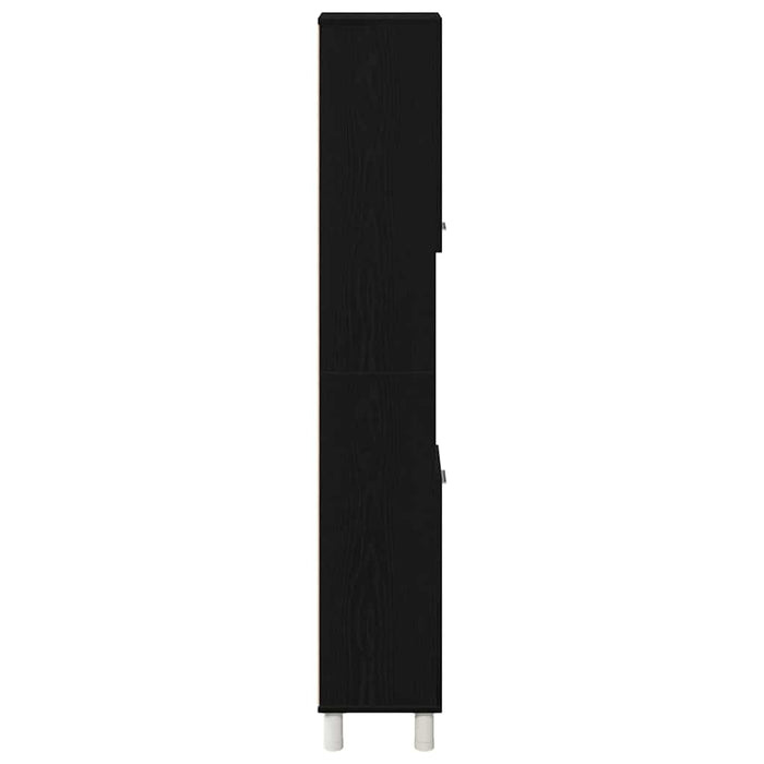 Dulap de Baie Stejar Negru 30 x 30 x 179 cm Lemn compozit - WALTI WALTI
