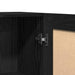 Bufet Stejar Negru 120 x 30,5 x 70 cm Lemn compozit - WALTI WALTI