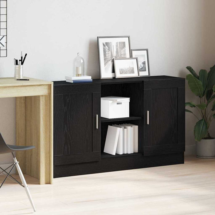 Bufet Stejar Negru 120 x 30,5 x 70 cm Lemn compozit - WALTI WALTI