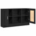 Bufet Stejar Negru 120 x 30,5 x 70 cm Lemn compozit - WALTI WALTI