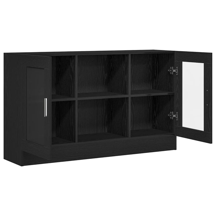 Bufet Stejar Negru 120 x 30,5 x 70 cm Lemn compozit - WALTI WALTI