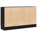 Bufet Stejar Negru 120 x 30,5 x 70 cm Lemn compozit - WALTI WALTI