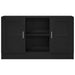 Bufet Stejar Negru 120 x 30,5 x 70 cm Lemn compozit - WALTI WALTI