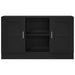 Bufet Stejar Negru 120 x 30,5 x 70 cm Lemn compozit - WALTI WALTI