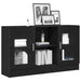 Bufet Stejar Negru 120 x 30,5 x 70 cm Lemn compozit - WALTI WALTI