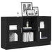 Bufet Stejar Negru 120 x 30,5 x 70 cm Lemn compozit - WALTI WALTI