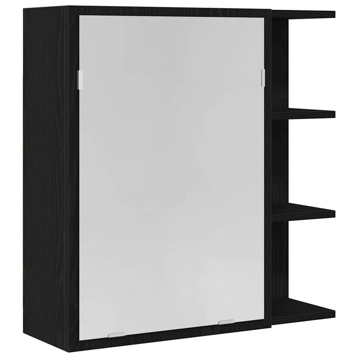 Dulap cu oglindă pentru baie Stejar Negru 62,5 x 20,5 x 64 cm - WALTI WALTI