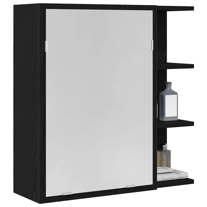 Dulap cu oglindă pentru baie Stejar Negru 62,5 x 20,5 x 64 cm - WALTI WALTI