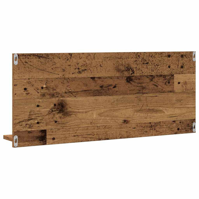 Raft cu Oglindă Lemn vechi 90 x 10,5 x 37 cm Lemn compozit - WALTI WALTI