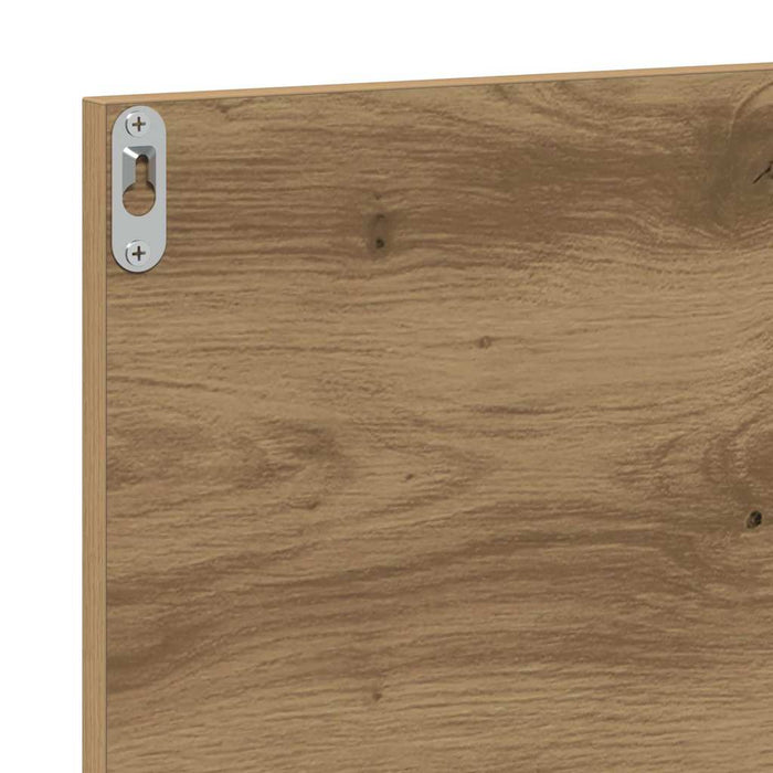 Raft cu Oglindă cu raft stejar artizanal 90 x 10,5 x 37 cm - WALTI WALTI