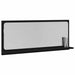 Raft cu Oglindă Stejar Negru 90 x 10,5 x 37 cm Lemn compozit - WALTI WALTI