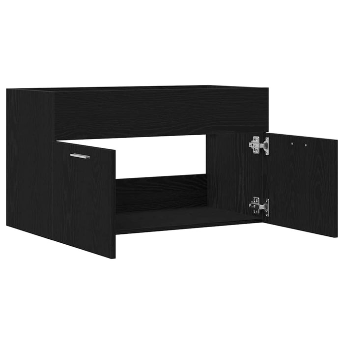 Dulap cu Chiuvetă Stejar Negru 90 x 38.5 x 46 cm Lemn compozit - WALTI WALTI