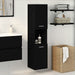 Dulap de Baie Stejar Negru 30 x 30 x 130 cm Lemn compozit - WALTI WALTI