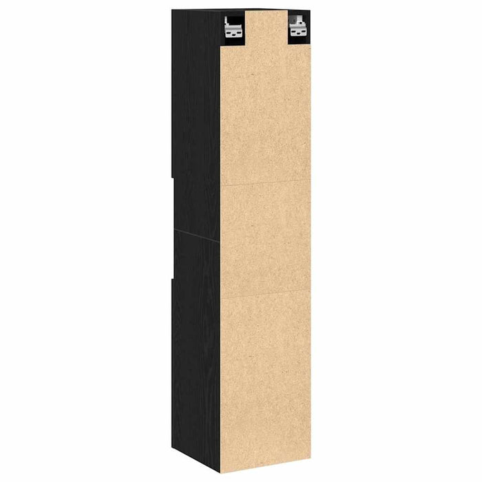 Dulap de Baie Stejar Negru 30 x 30 x 130 cm Lemn compozit - WALTI WALTI