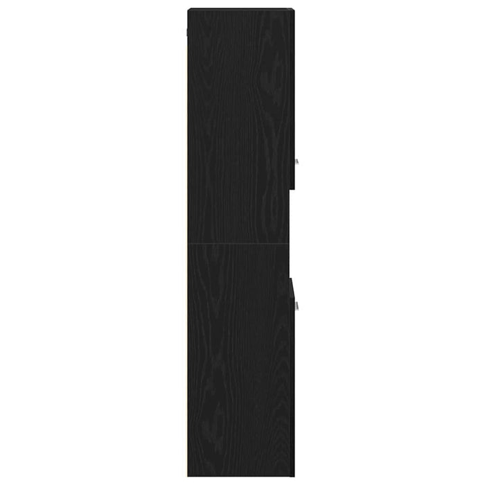 Dulap de Baie Stejar Negru 30 x 30 x 130 cm Lemn compozit - WALTI WALTI
