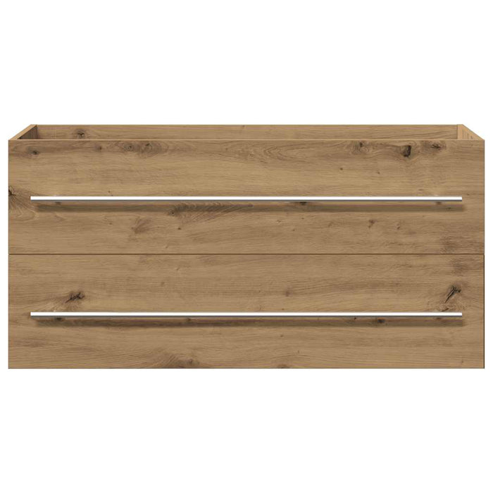 Dulap chiuvetă baie, stejar artizanal, 100x38,5x48 cm, lemn prelucrat - WALTI WALTI