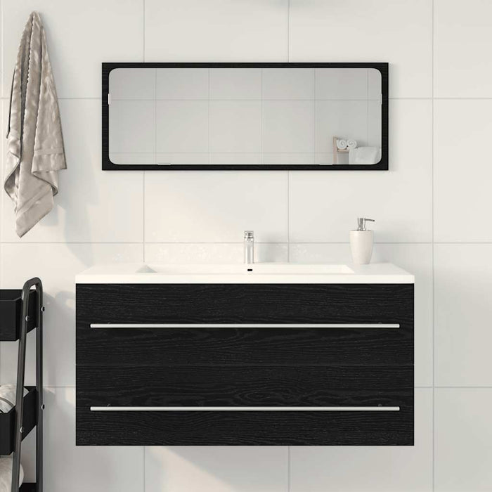 Dulap pentru chiuvetă de baie, stejar negru, 100x38,5x48 cm, lemn prelucrat - WALTI WALTI