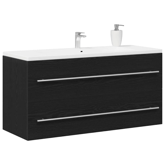 Dulap pentru chiuvetă de baie, stejar negru, 100x38,5x48 cm, lemn prelucrat - WALTI WALTI