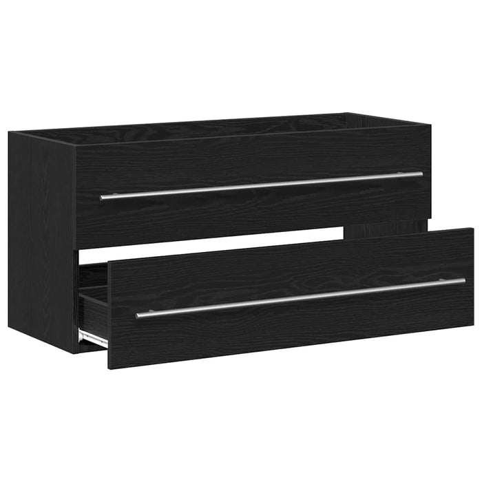 Dulap pentru chiuvetă de baie, stejar negru, 100x38,5x48 cm, lemn prelucrat - WALTI WALTI