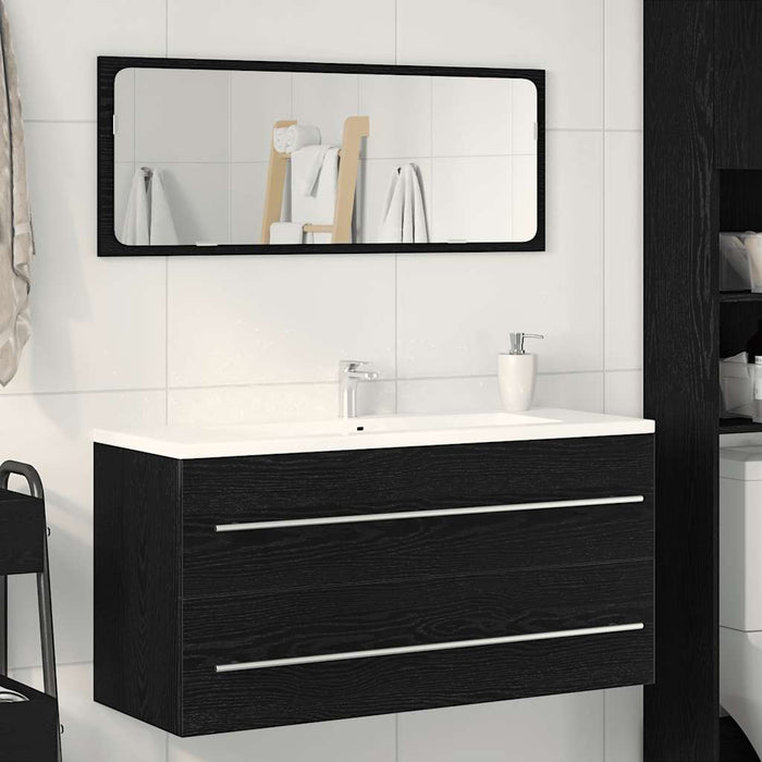 Dulap pentru chiuvetă de baie, stejar negru, 100x38,5x48 cm, lemn prelucrat - WALTI WALTI