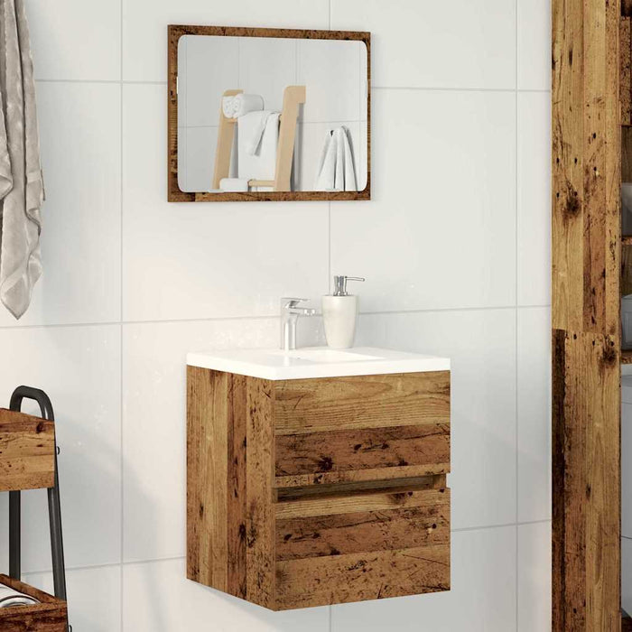 Dulap pentru Chiuveta de Baie Lemn Vechi 41 x 38,5 x 45 cm WALTI