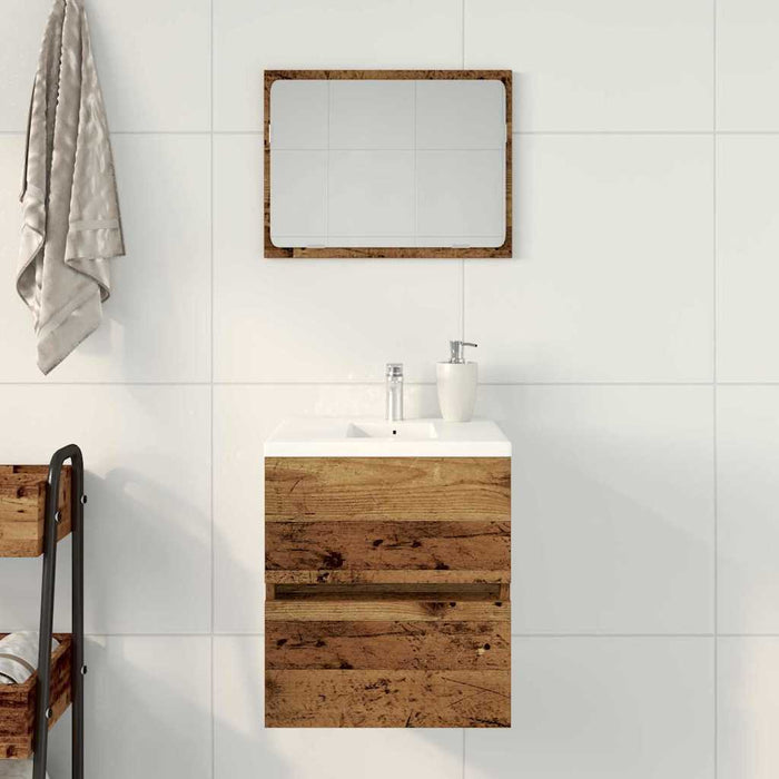 Dulap pentru Chiuveta de Baie Lemn Vechi 41 x 38,5 x 45 cm WALTI