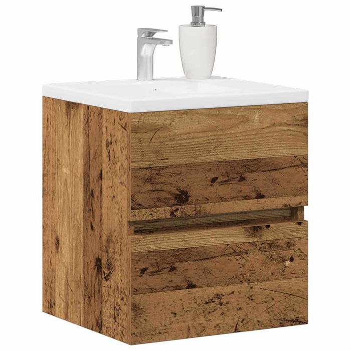 Dulap pentru Chiuveta de Baie Lemn Vechi 41 x 38,5 x 45 cm WALTI
