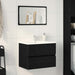 Dulap pentru Chiuveta de Baie Stejar Negru 60 x 38,5 x 45 cm - WALTI WALTI