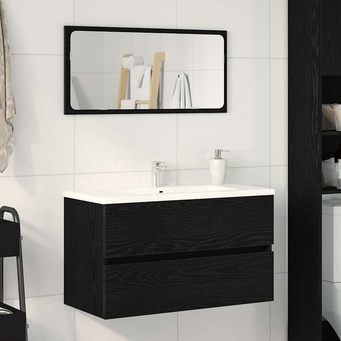 Dulap pentru Chiuveta de Baie Stejar Negru 80 x 38,5 x 45 cm - WALTI WALTI