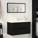 Dulap pentru Chiuveta de Baie Stejar Negru 80 x 38,5 x 45 cm - WALTI WALTI