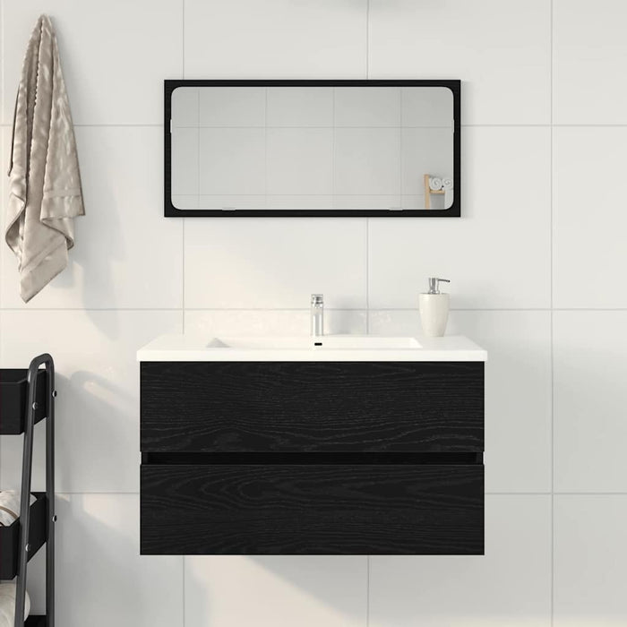 Dulap pentru Chiuveta de Baie Stejar Negru 80 x 38,5 x 45 cm - WALTI WALTI