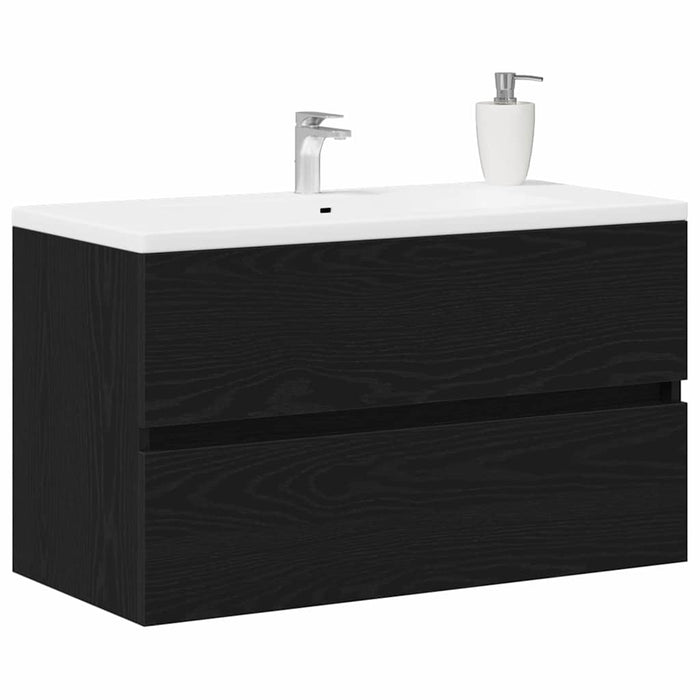 Dulap pentru Chiuveta de Baie Stejar Negru 80 x 38,5 x 45 cm - WALTI WALTI