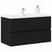 Dulap pentru Chiuveta de Baie Stejar Negru 80 x 38,5 x 45 cm - WALTI WALTI