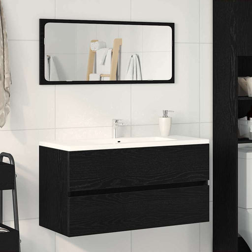 Dulap pentru Chiuveta de Baie Stejar Negru 90 x 38,5 x 45 cm - WALTI WALTI