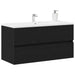 Dulap pentru Chiuveta de Baie Stejar Negru 90 x 38,5 x 45 cm - WALTI WALTI