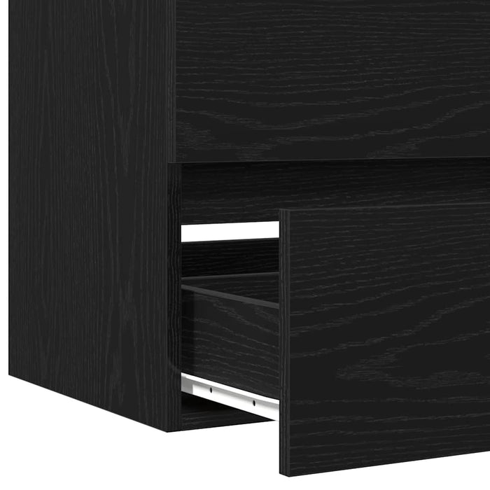 Dulap pentru chiuvetă Stejar negru 100x38,5x45cm Lemn prelucrat - WALTI WALTI